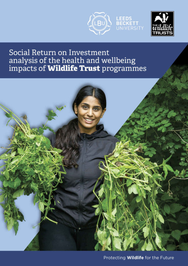 Social return on investment analysis of the health and wellbeing impacts of Wildlife Trust programmes 