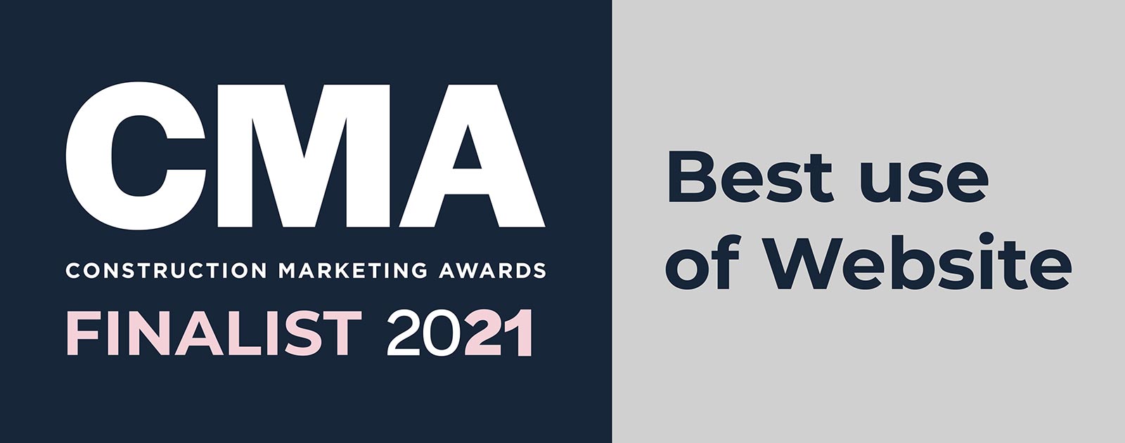 CMA Awards Finalist 2021 - Best use of Website